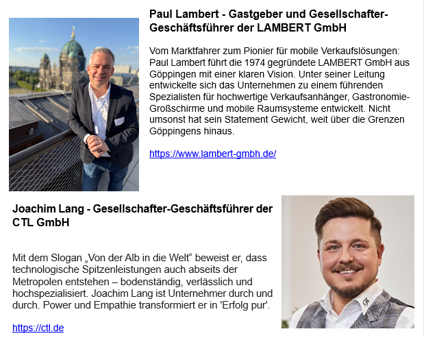 Paul Lambert & Jochaim Lang